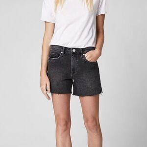 Blank NYC before and after women’s black new cut off Midrise jean shorts 24